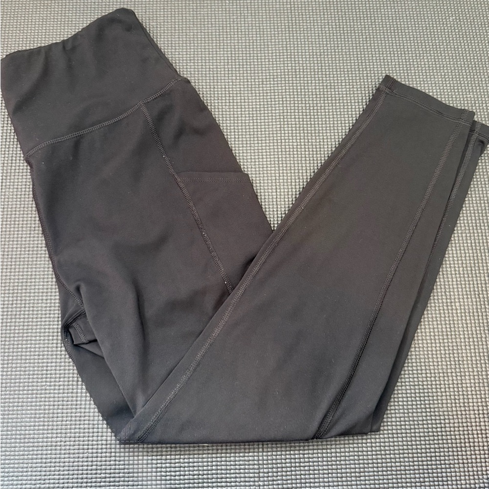 Black Leggings with Side Pocket